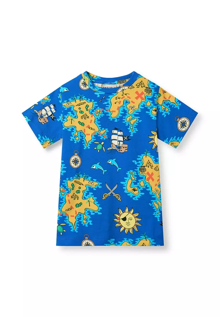 T-shirt with pirate map