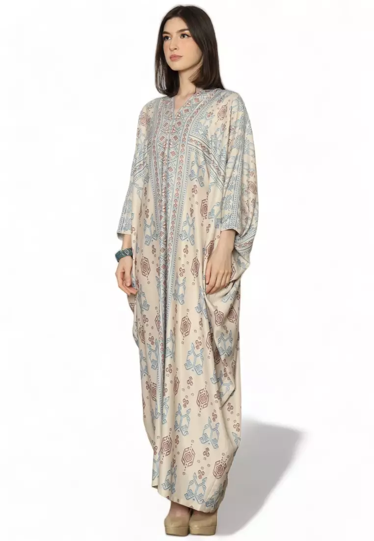Kanzi Exclusive Long Sleeve Songket Kaftan
