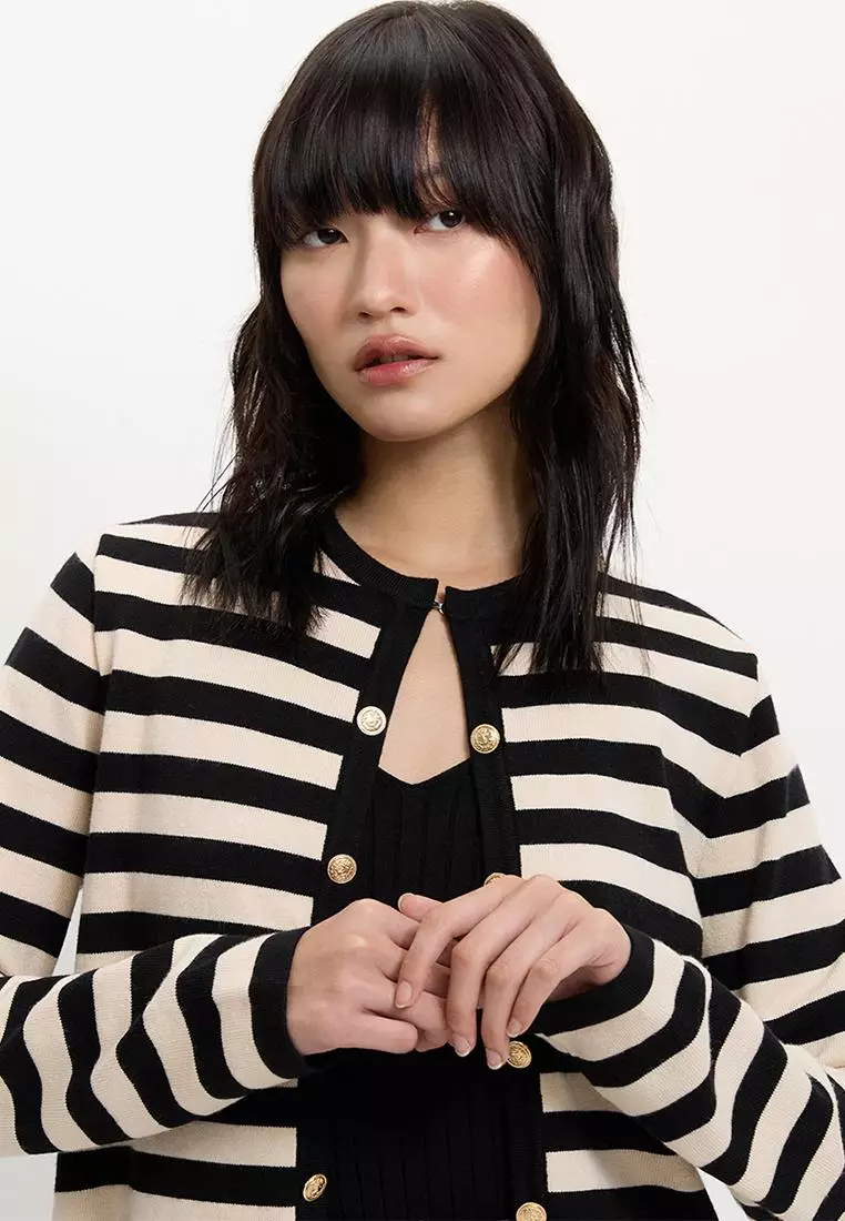 Striped Cardigan