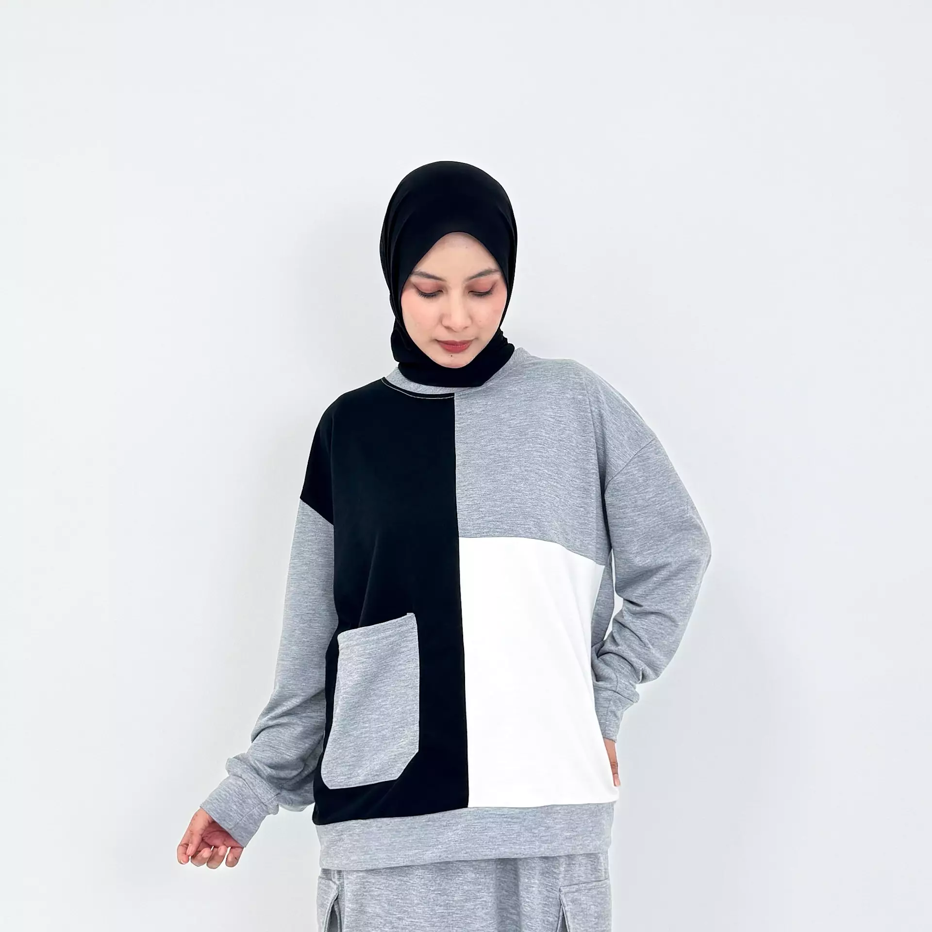 Tissa Set Sporty Skirt | Setelan Training Olahraga Rok Panjang Wanita