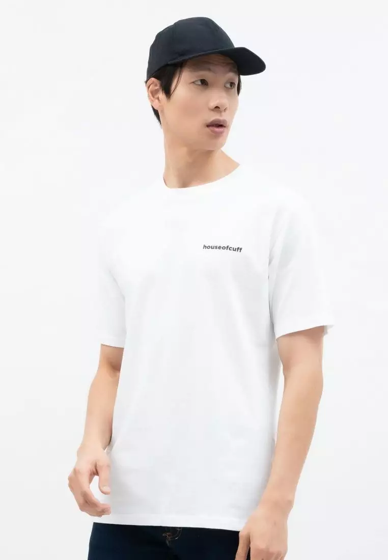 Kaos Polos Pria Premium Katun Combed Lengan Pendek Putih