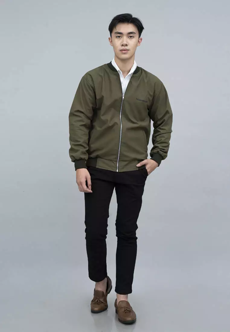 Houseofcuff Jaket Bomber Polos Windbreaker Army