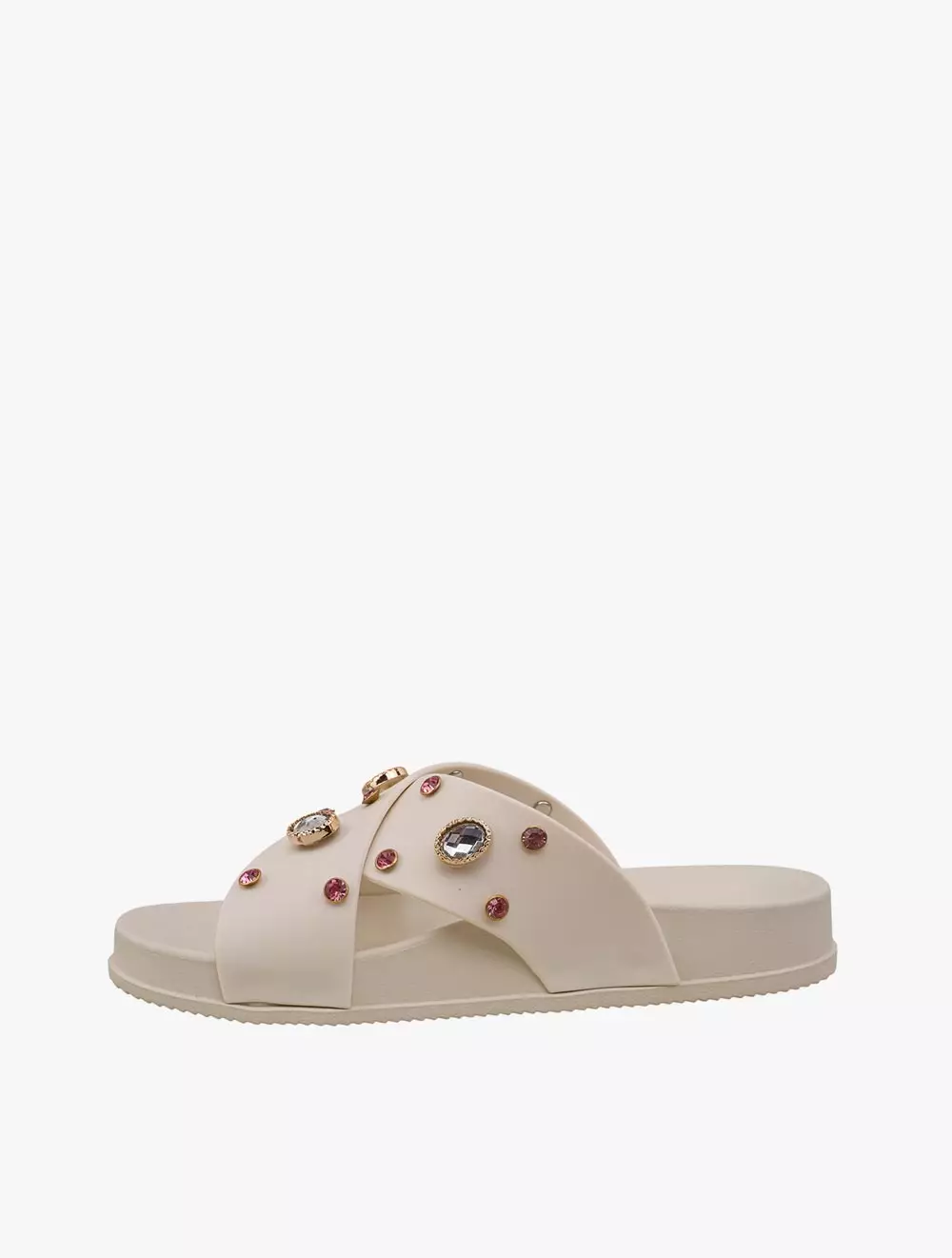 Payless Chrissie Womens Nael Jelly Sandals - Beige_05