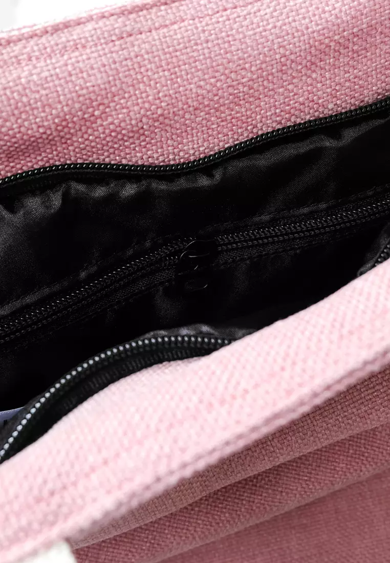 Totebag Wanita Tas Wanita Penutup Resleting Ellieja Series Peach