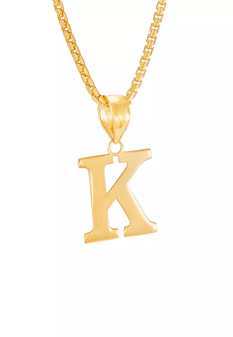 HABIB 916/22K Yellow Gold Alphabet Pendant STP060723(K)