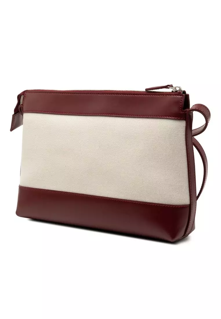 Pre-Loved Balenciaga Canvas Logo Crossbody