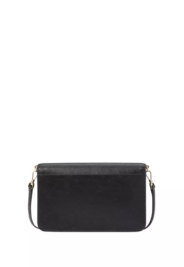 Madison Flap Convertible Crossbody Black