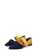House of Avenues navy Ladies Ruffle Strap Flat Pumps 5100 Navy A7739SHBEB98CEGS_2