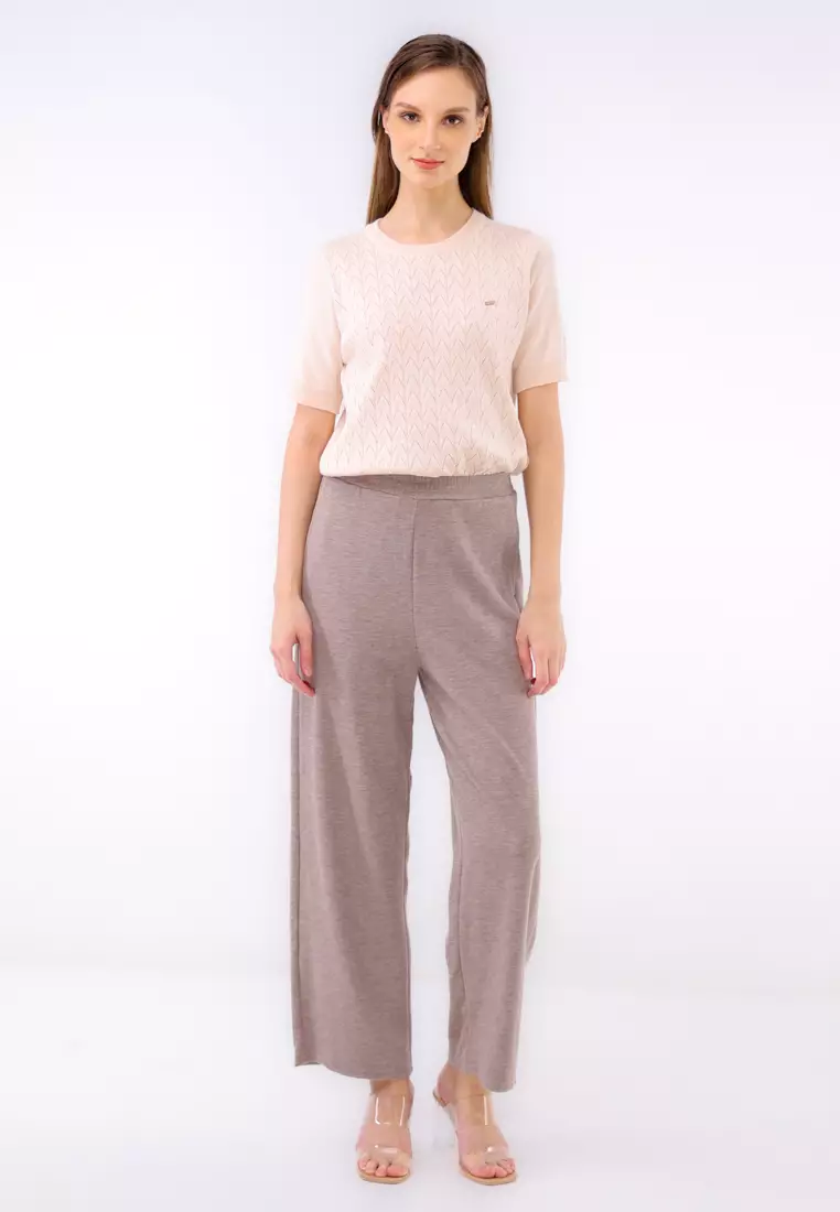 Colored Wide Leg Pants Ladies