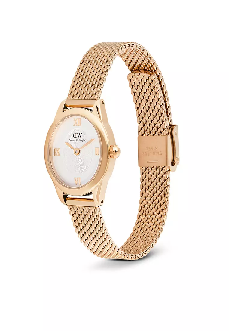 Ophelia Mini Mesh White Rose Gold - Women Watch stainless steel watch DW Official Authentic Original jam tanggan perempuan DW jam tangan