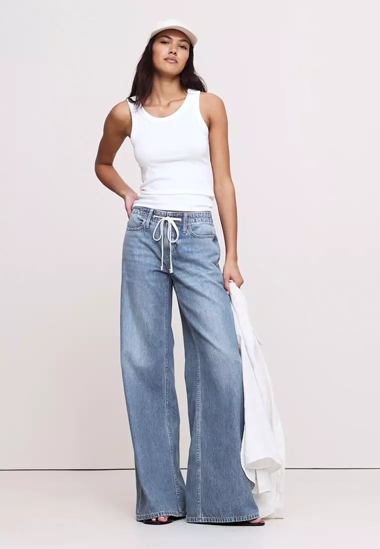 Loose Drawstring Jean