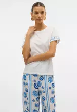 Snow White/Print: Cuff Shells