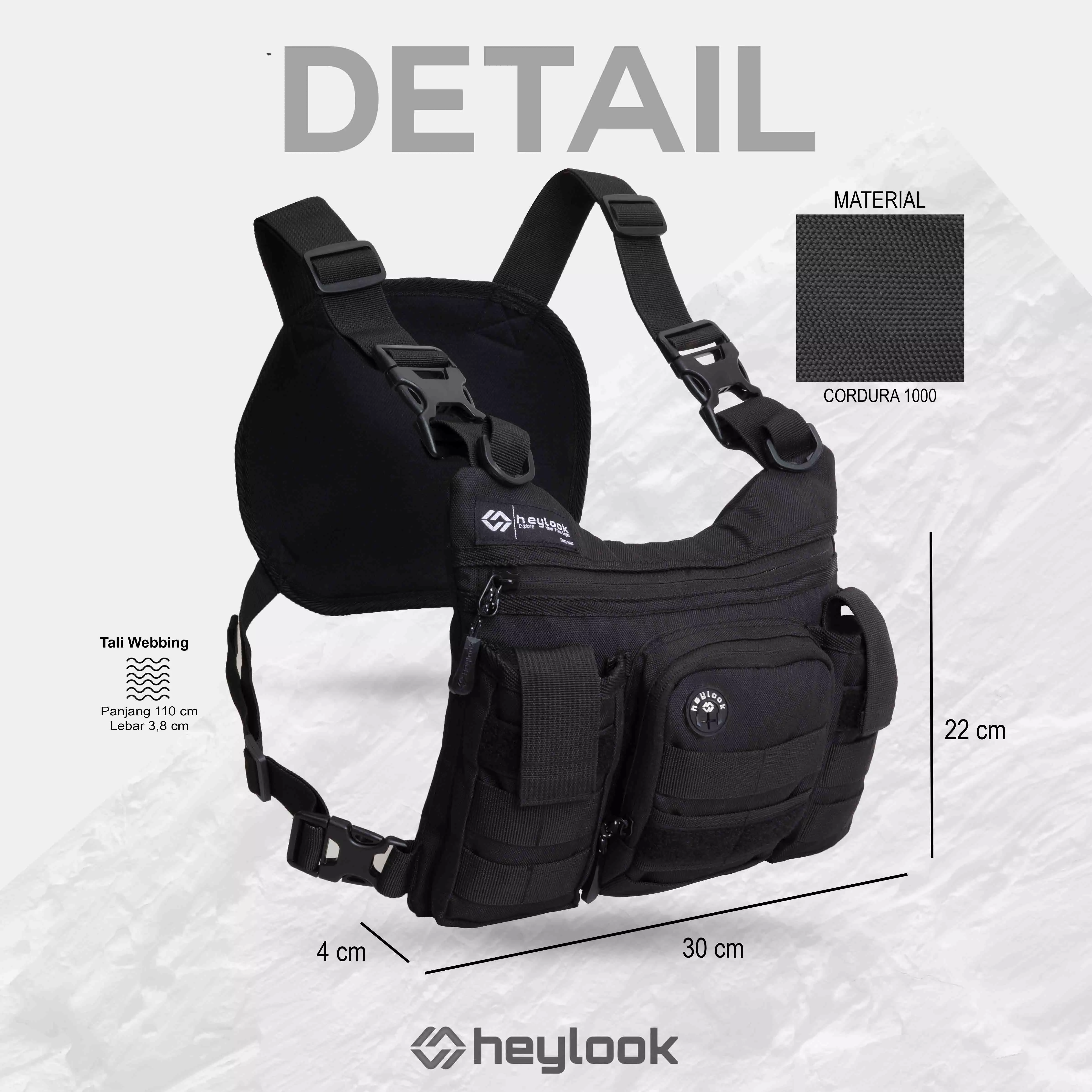 Promo HEYLOOK Official - Chest Bag Waterproof Raptor Tas Dada Tactical Rig  Bag Outdoor Diskon 62% di Seller HEYLOOK Official Store - HEYLOOK Official  Store - Kota Tangerang