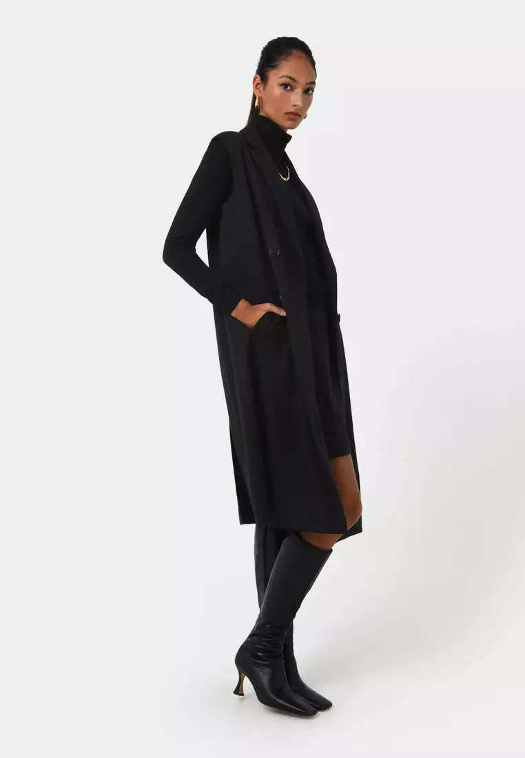 Kiya Longline Sleeveless Vest