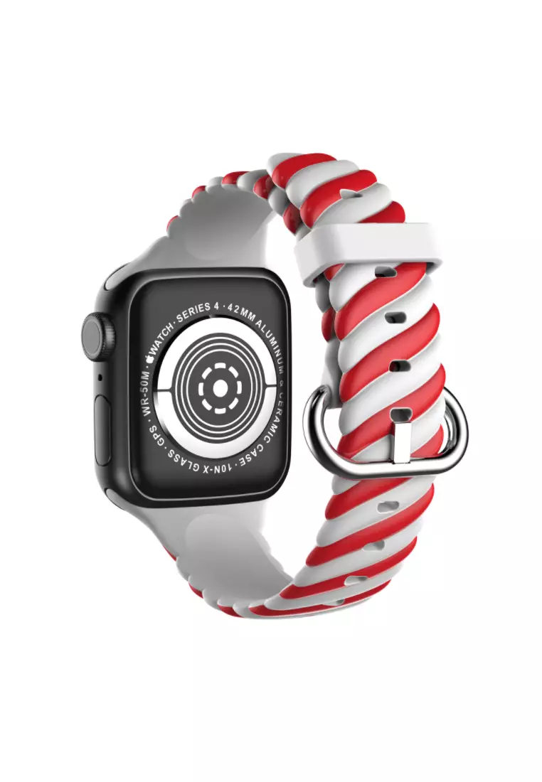 Red 38mm apple watch band top