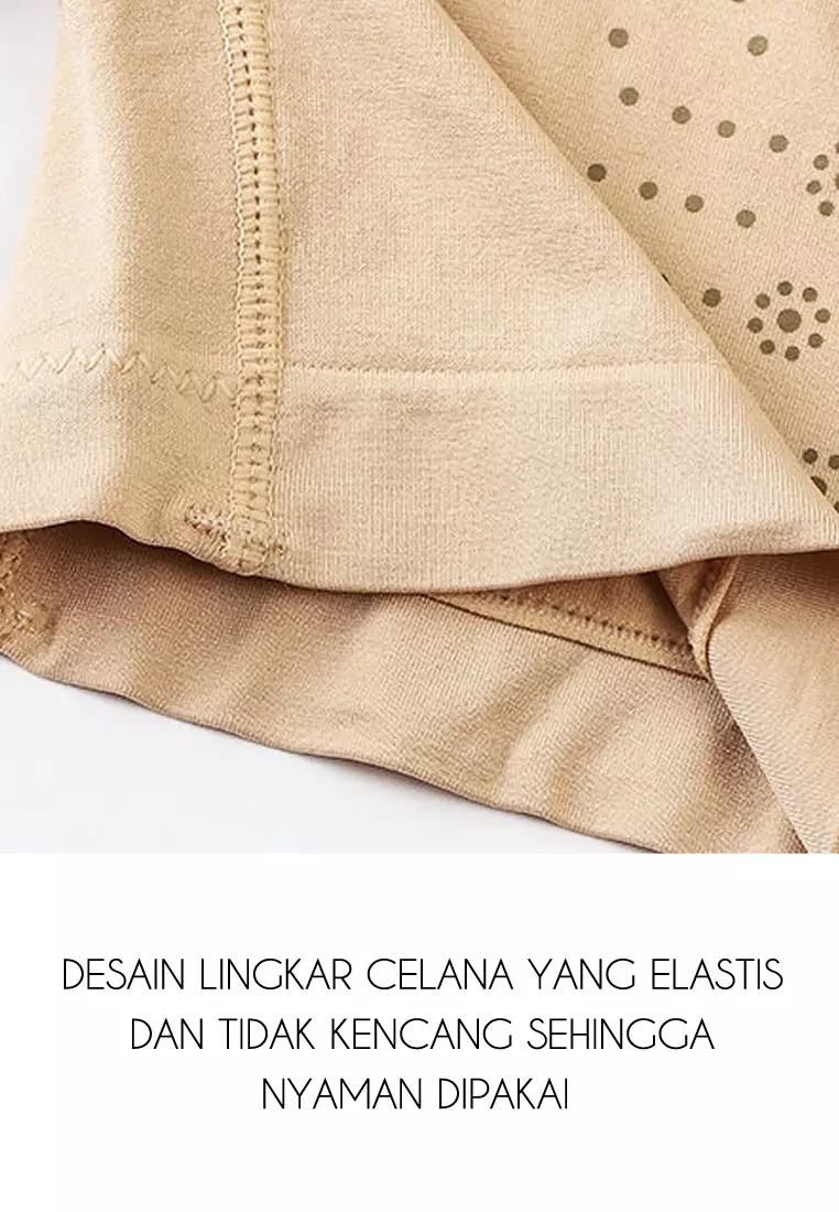 Celana Pendek Ketat Korset Wanita Pelangsing Perut Import dengan Box Venhs Hitam