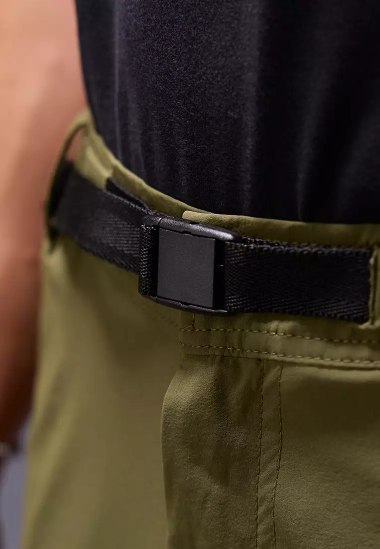 OxconShort Pants Cargo 4 WayStretch Nylon Cotton Army