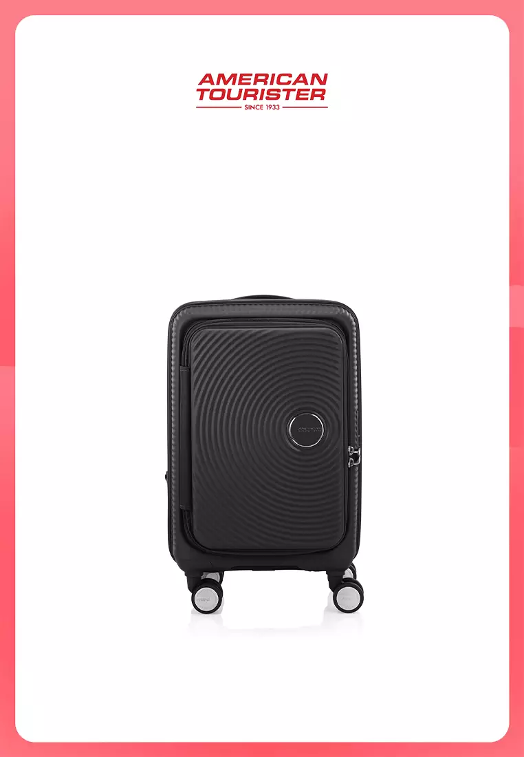 American Tourister Koper Hardcase Curio Cabin 20 Inch E TSA BO V2 - Black