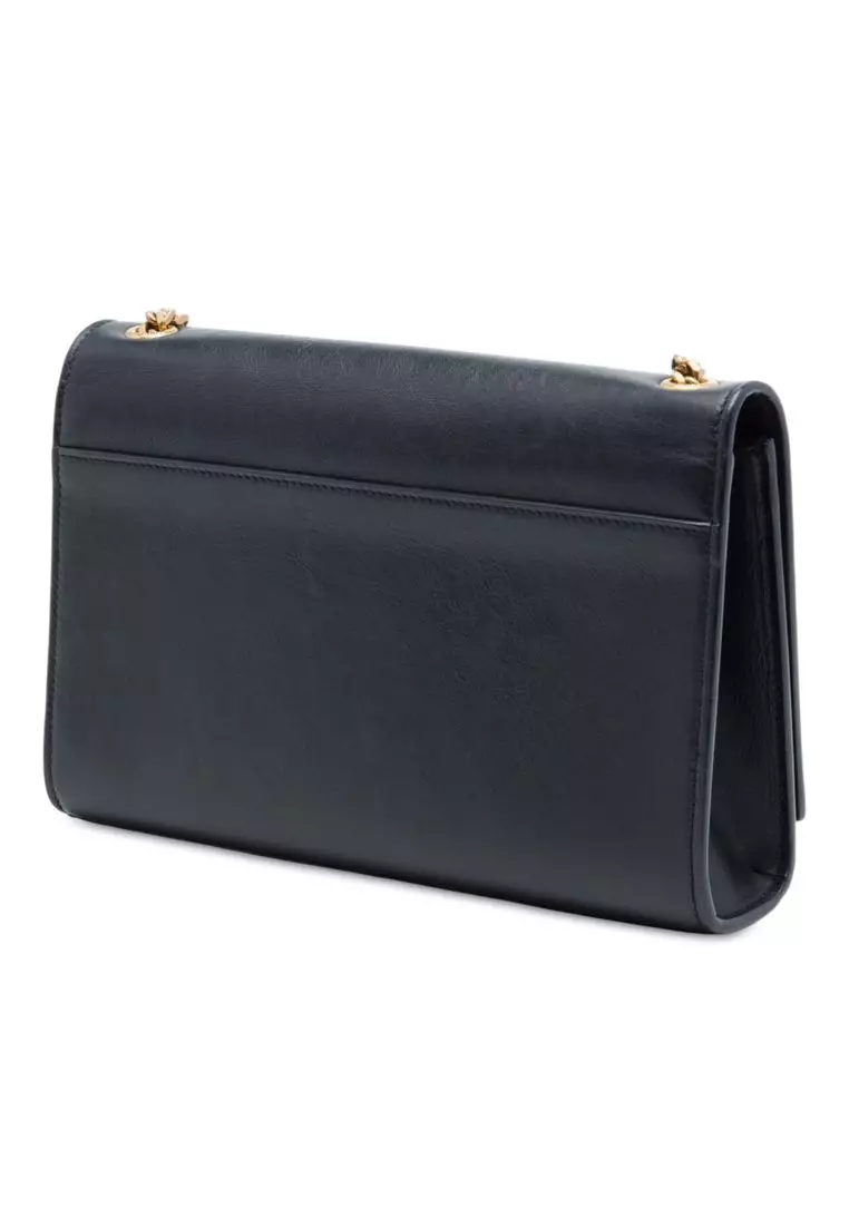 Pre-Loved Saint Laurent Medium Smooth Calfskin Rockstar Patchwork Monogram Kate Crossbody
