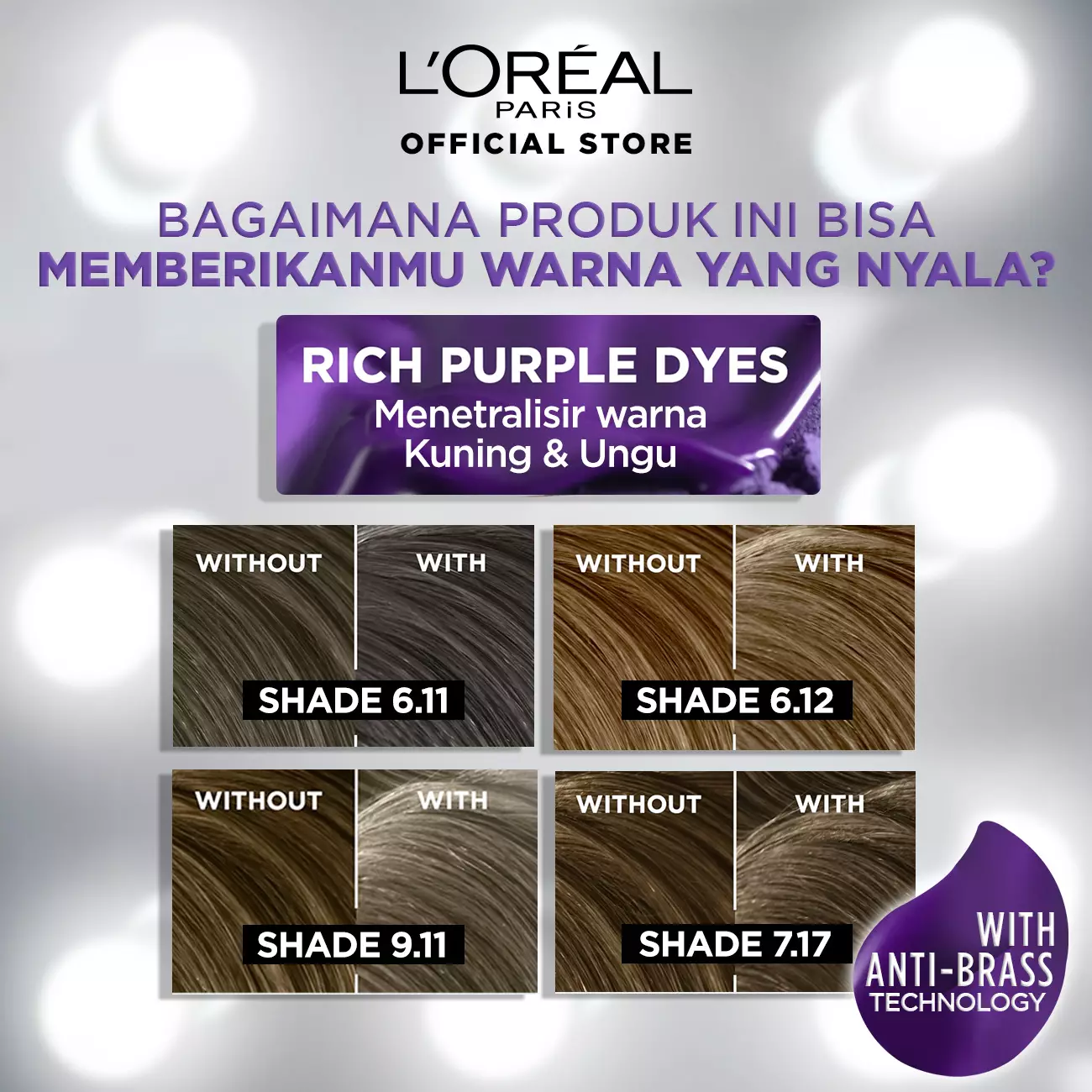 L'Oreal Paris Excellence Fashion Ash 6.11 Twinpack