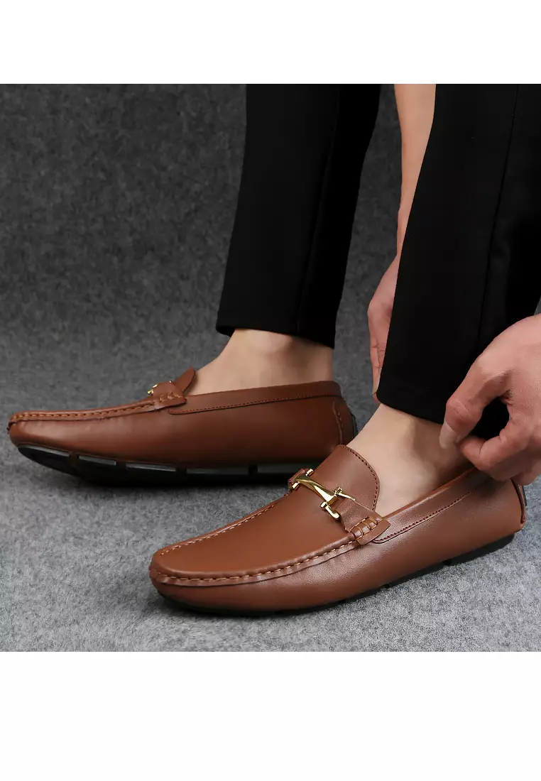 Leather Horsebit Loafers & Boat Shoes YY9016