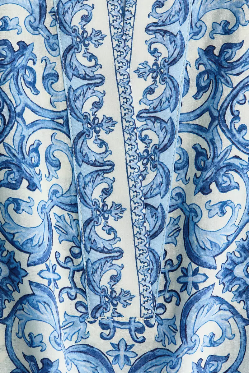 Tie-belt tunic dress