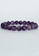 Jillian & Jacob Gemstones purple Amethyst Chevron Bracelet 10mm-19cm 5DBCFAC5A633FFGS_1