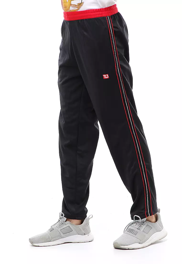 Yume Long Pants Celana Panjang Olahraga Pria Strip 3 Material Diadora ORIGINAL - Red