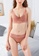 ZITIQUE pink Women's Ribbon Lace Breathable Lingerie Set (Bra And Underwear) with Steel Ring - Pink A5D9EUS9929908GS_4
