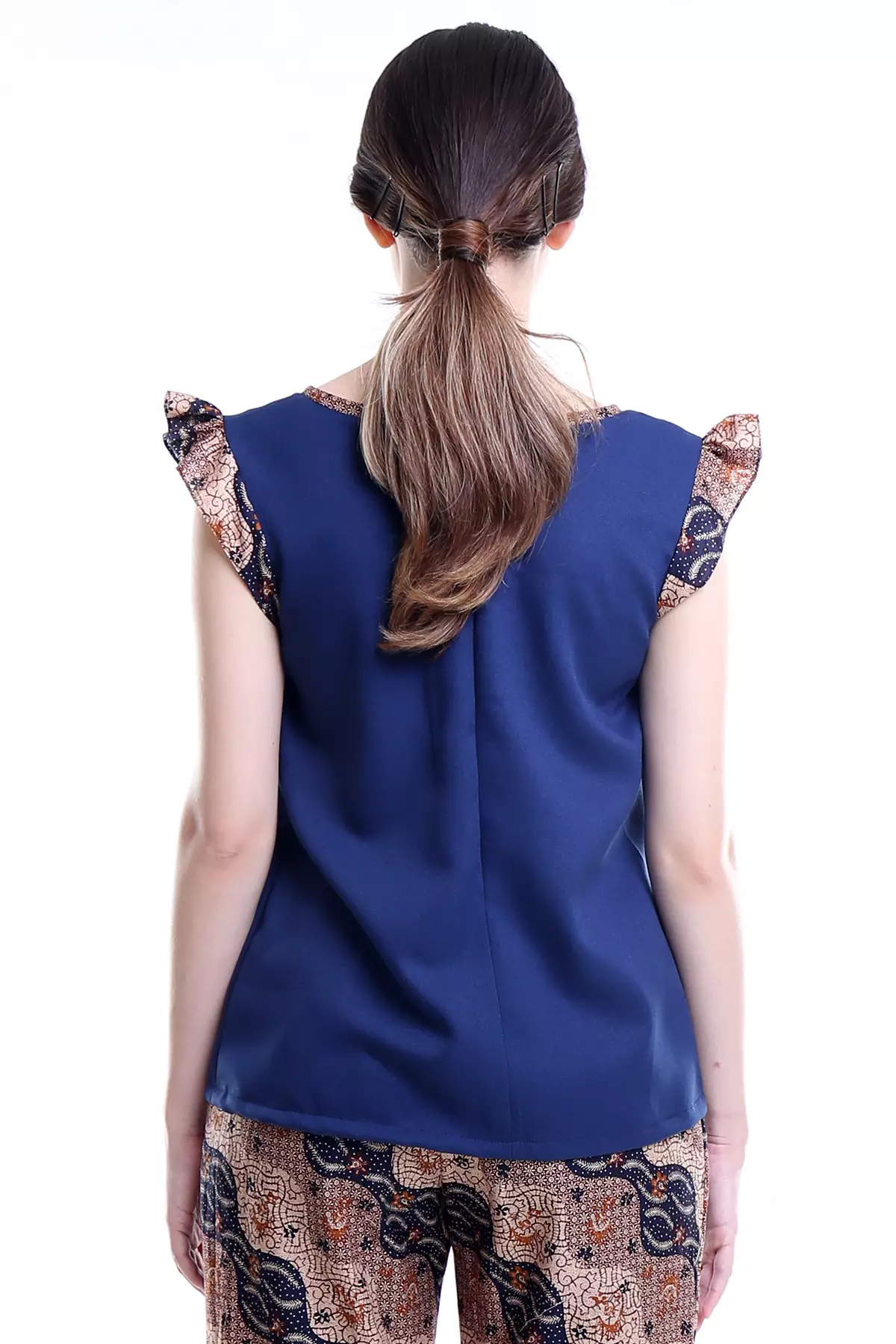 Rasario Frills Batik Blouse