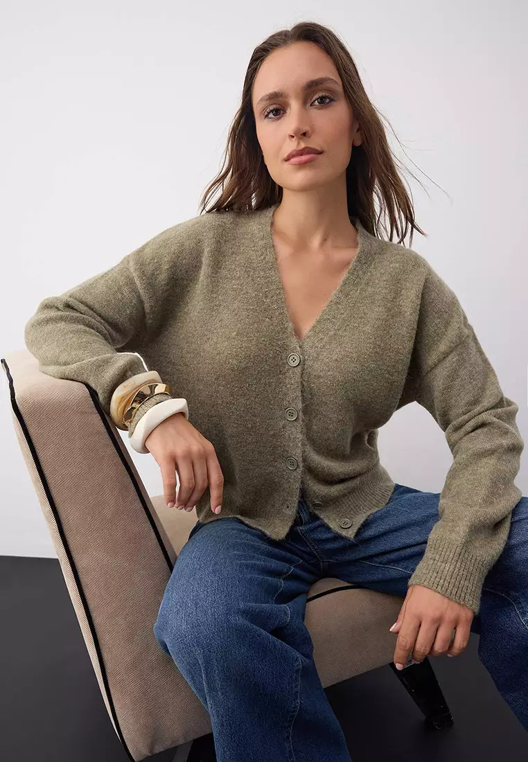 V-Neck Cardigan
