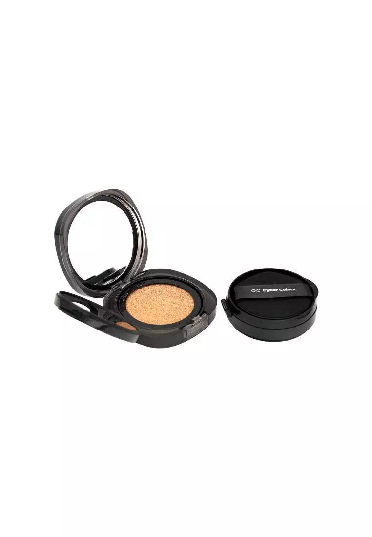 Cyber Colors SPF50+PA++++Real Nude Soft Glow Cushion Foundation  (12g x 2)