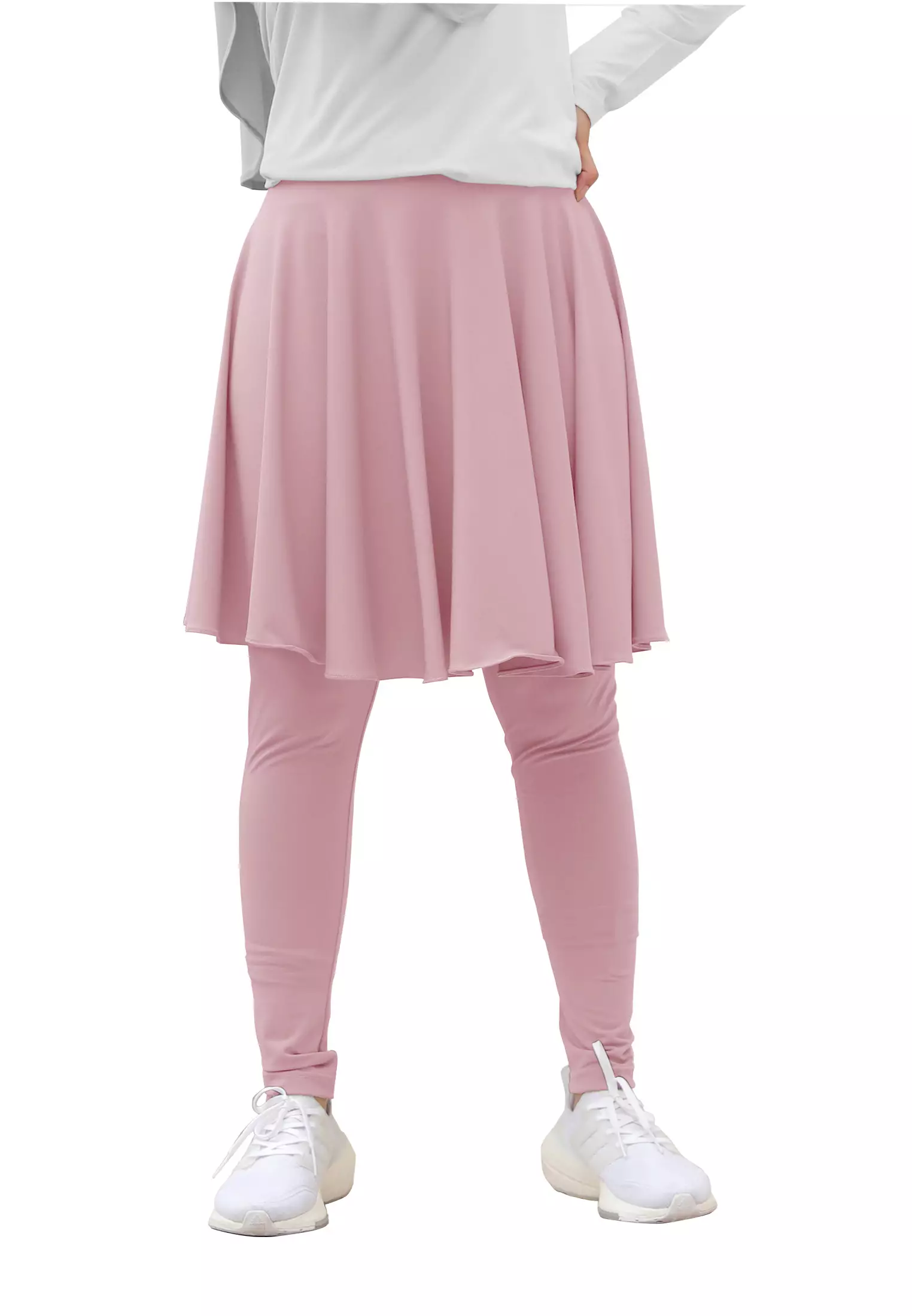 Zelena - Chahra Leggings Skirt | Celana Olahraga Legging Rok Wanita - L