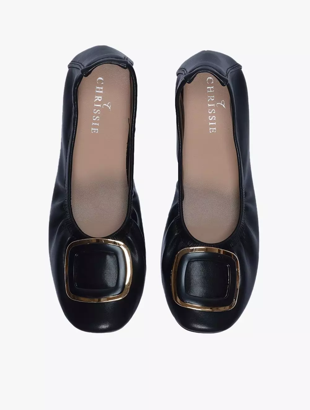 Chrissie Womens Mirae Flats - Black_15 - Black