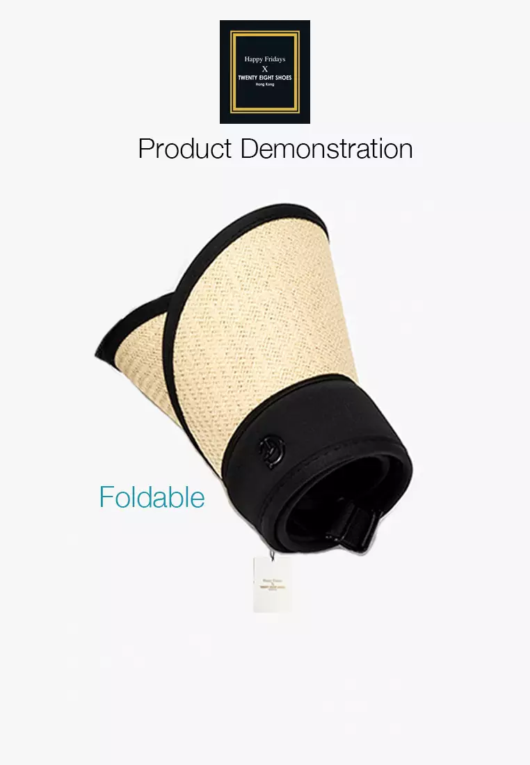 Foldable Natural Straw Sun Hat JW MC-22H029