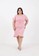 Sorabel pink YF Brazeya Plain Bodycon Big Midi Dress Pink 979FDAAC43D602GS_5