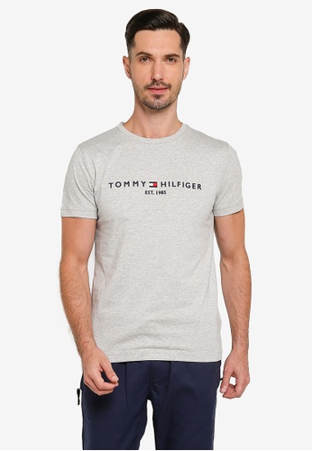 Tommy Hilfiger grey Im Core Tommy Logo Tee 9760EAA3162354GS_1