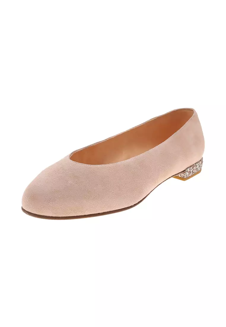 Stuart weitzman suede ballet hot sale flats