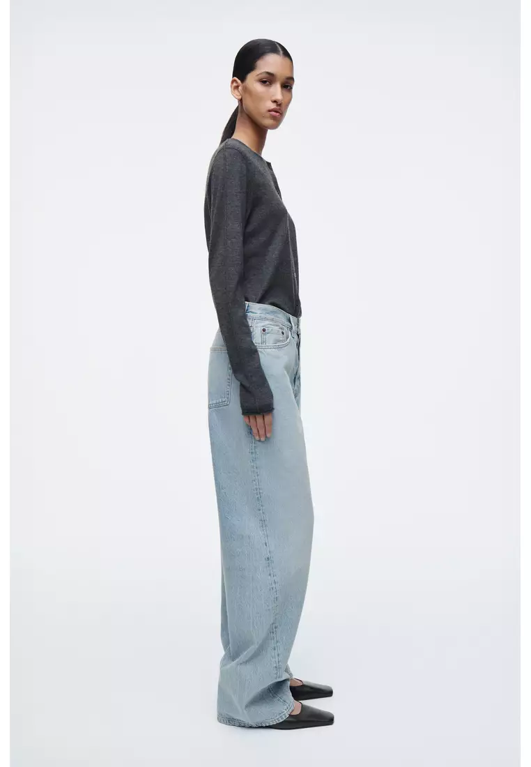 25SS新品未使用FACCIES WIDE STRAIGHT DENIM PT FACCIES / Wide straight Denim PT | WHISKER