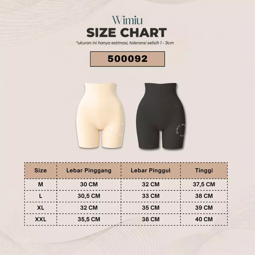 WIMIU Celana Korset Seamless High Waist Wanita Slimming Panty Women Shapewear 500092