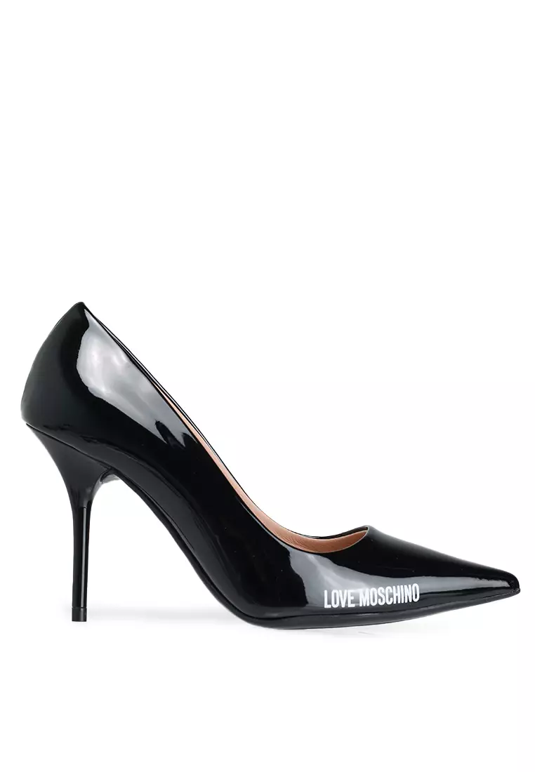 Discount on Love Moschino  shoes - SKU: Logo Pump Heels (nt)