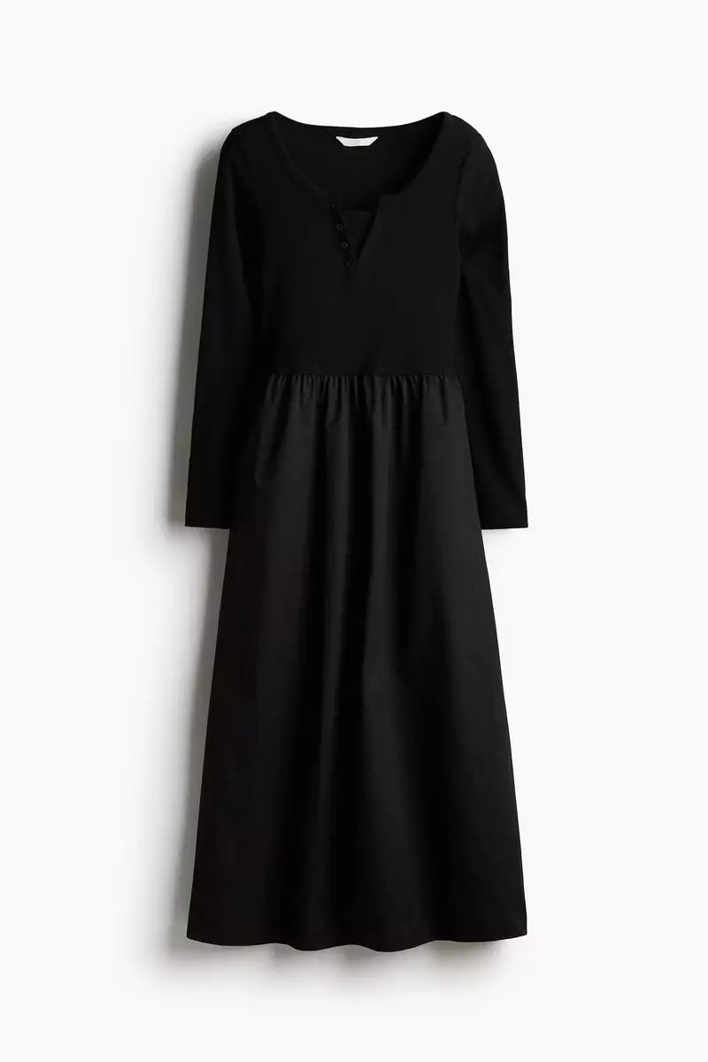 Jersey-bodice dress