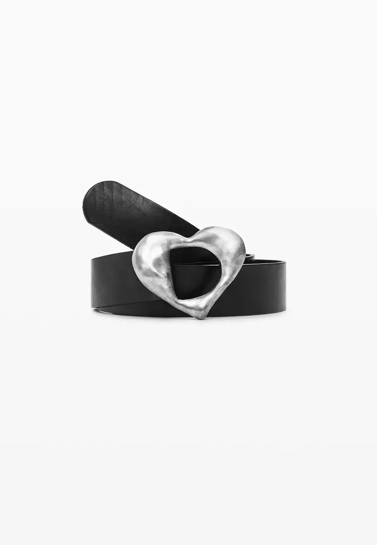 LEATHER BELT HEART