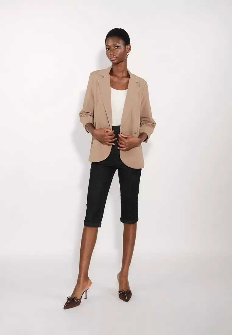 Archetype Elora Long Sleeve Blazer Top