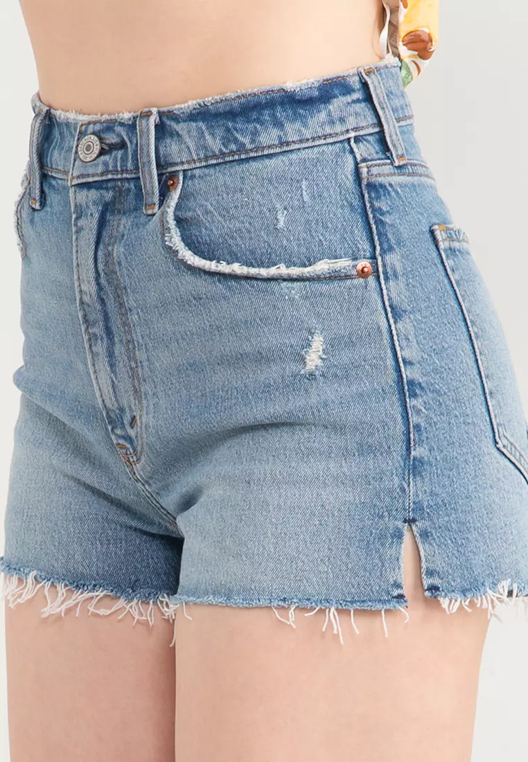 abercrombie womens jean shorts