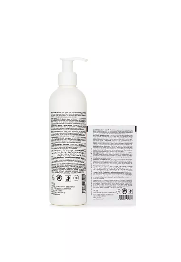 ALYSSA ASHLEY - Biolab Ginger & Curcuma Extract Body Lotion + Shower Gel + Massager 3pcs