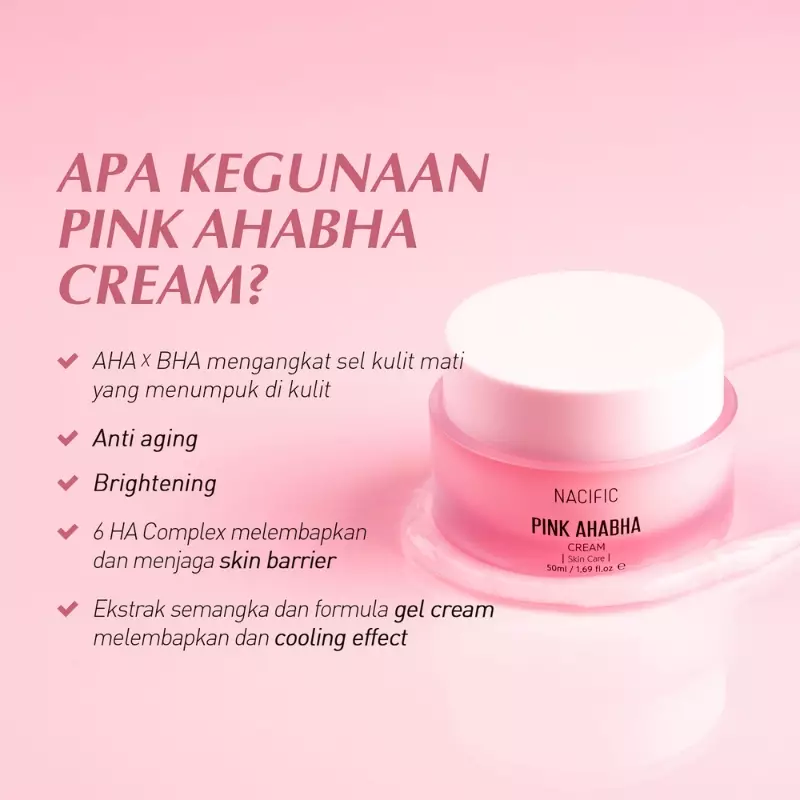 Nacific Pink AHA BHA Cream (50ml)
