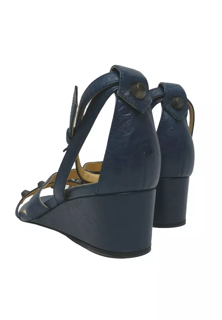 深藍色深藍色 Balenciaga 女士皮革涼鞋 - O1-311989-WAD40-4110-36