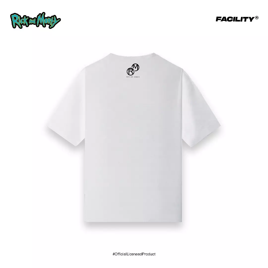 FACILITY Rick and Morty - Rick Sanchez Tee - White