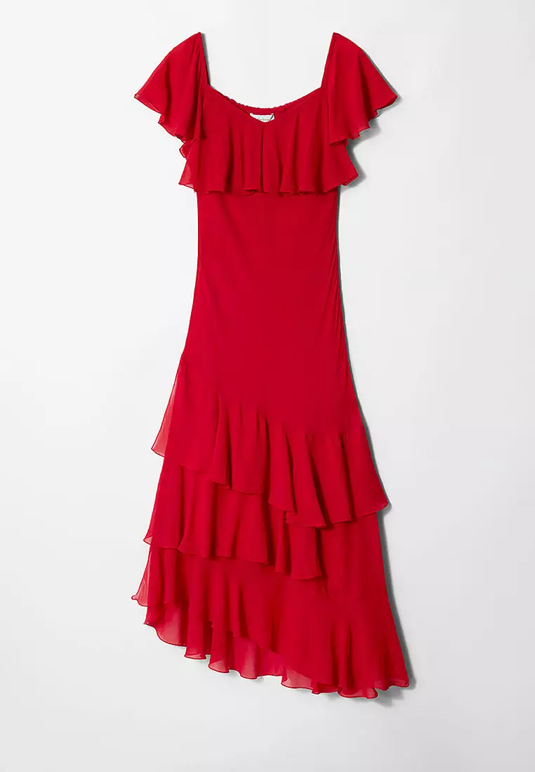 Ruffle Maxi Dress